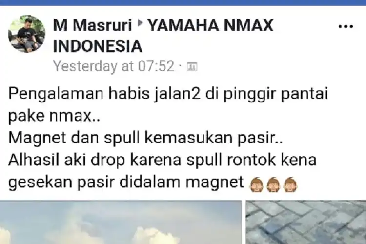 Klarifikasi Yamaha Terkait Spul  Yamaha NMAX Mati Karena Pasir 