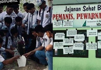 Viral Aksi Siswa SMA Kompak Tulis Ucapan Menyentuh Ini hingga Ziarah ke Makam Ibu Kantin yang Sudah Meninggal: Pasti Baik Banget