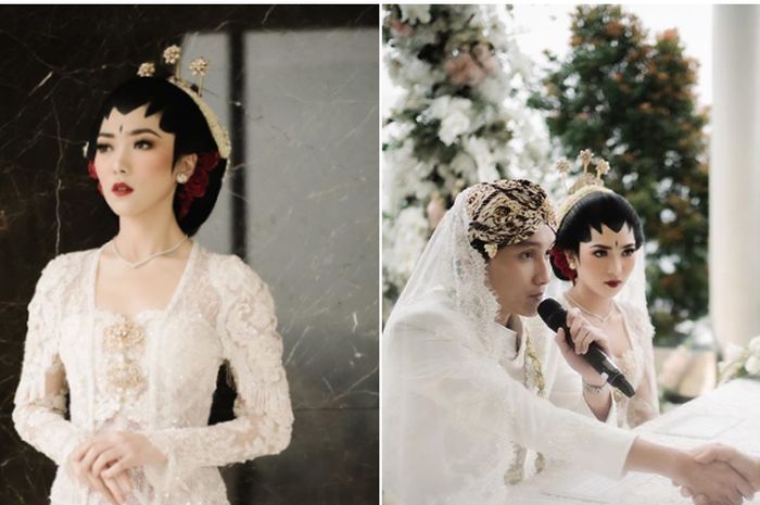 Fakta di balik busana akad nikah Isyana Sarasvati