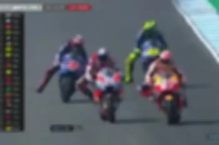 Detik-detik pertarungan di lap akhir MotoGP Thailand