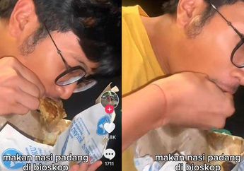 Kebelet Viral hingga Bikin Konten Selundupkan Nasi Padang ke Bioskop, Seleb TikTok Ini Akhirnya Bikin Video Minta Maaf tapi Tetap Dihujat