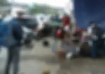 Astagaaa.. Polisi di Bogor Tumbang Kena Pukul Balok Oleh Pemotor Yang Lawan Arus
