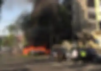 Ini Pelat Nomor Motor Pelaku Bom Bunuh Diri di Surabaya Yang Masih Berkeliaran