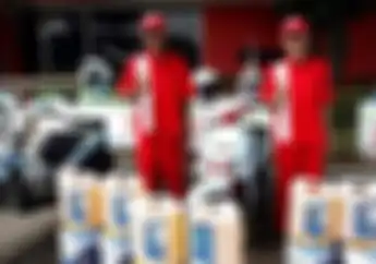 Pahlawan Untuk Pemudik, Begini Tugas Satgas Motoris Pembawa BBM Saat Arus Mudik