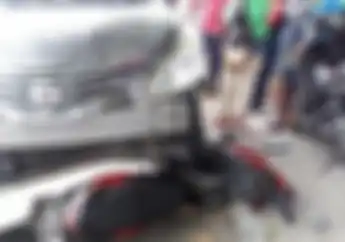 Emak-emak Hamil Bawa Mobil, Enggak Tahunya Perutnya Kram, 7 motor Jadi Korban di Sidoarjo