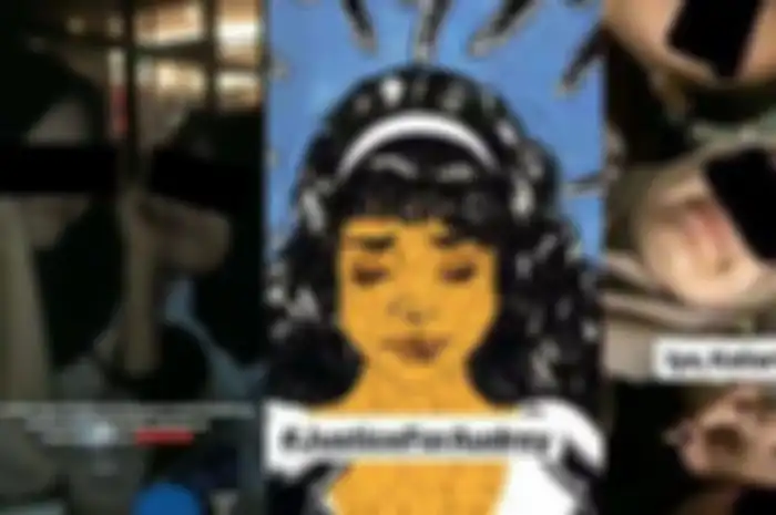 Video yang tersebar terduga pengeroyok Audrey (Instagram.com/qoryariniii, Tribun Timur) 