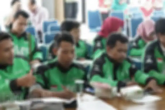 Ilustrasi driver Go-Jek 