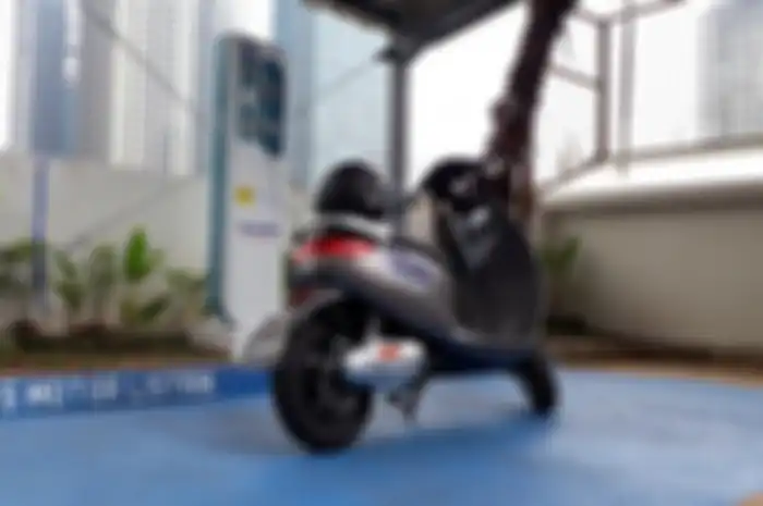 Ilustrasi parkir Motor Listrik