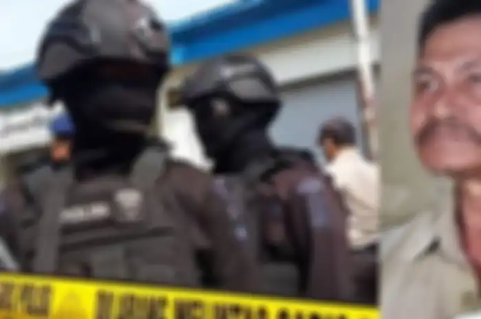 (Kanan) Zulfahri, orang tua Muhammad Yusuf Rangkuti, terduga teroris yang ditangkap Densus 88, Selasa (16/5/2018)