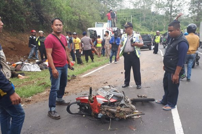 Kecelakaan maut di Subang diduga karena rem blong