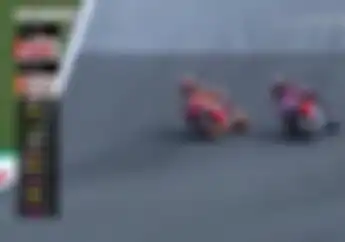 Menegangkan! Video Detik-detik Lap Terakhir Duel Marc Marquez Vs Jorge Lorenzo