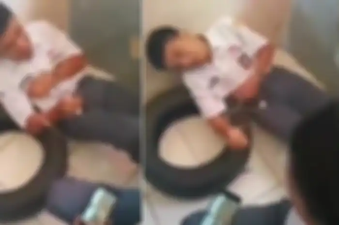 Siswa yang dikabarkan kejang karena bermain game online.
