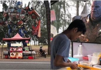 Thanos hingga Optimus Prime Sampai Langganan Beli, Warung Ayam Gunting Ini Viral Usai Diedit oleh Sosok Ini dengan Karakter Film Hollywood!