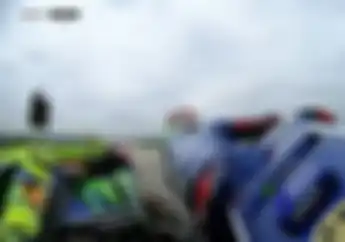 Tercyduck! Simak Video Valentino Rossi Saat Bikin Kesal Vinales di Kualifikasi MotoGP Amerika