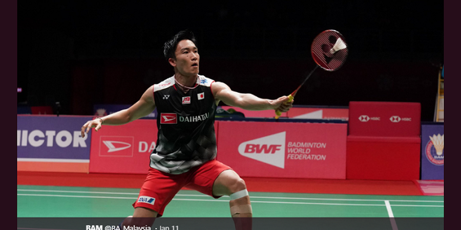 Kento Momota Minta Maaf Setelah Mundur pada Semifinal French Open 2021