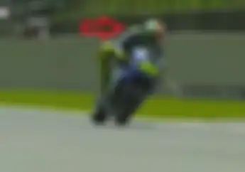 Sangar.. Video Wearpack Valentino Rossi Menggembung Saat Top Speed di Sirkuit Mugello