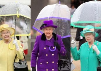 Ratu Elizabeth II Punya Koleksi Payung yang Sesuai dengan Warna Pakaiannya