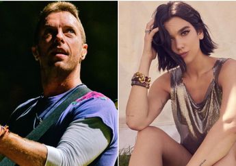 Chris Martin Bantah Rumor yang Menyebut Dirinya Mencium Dua Lipa di Belakang Panggung