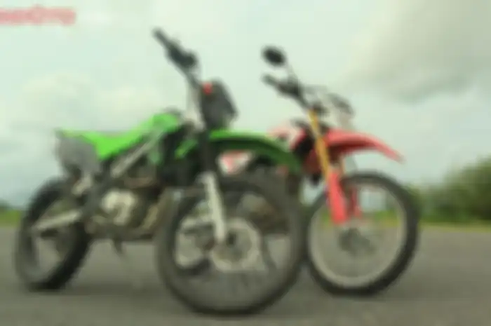 Kawasaki KLX 150 dan Honda CRF150L 