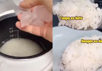 Masukkan Potongan Es Batu Saat Memasak Nasi, Hasilnya Bikin Kaget Bukan Main, Emak-emak Pasti Nagih Melakukan Hal Ini!