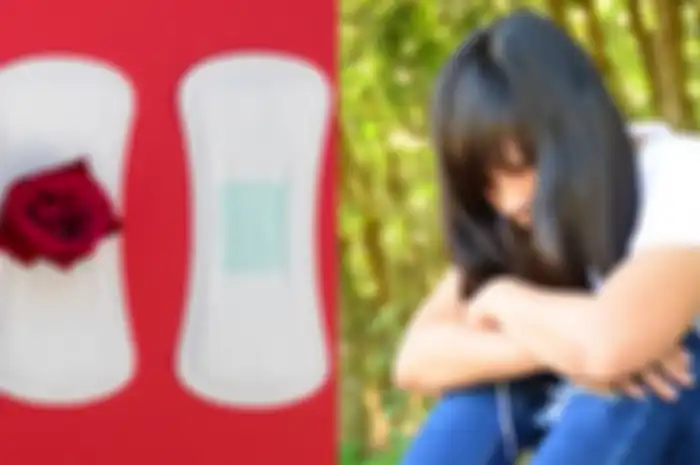 Gambar ilustrasi pembalut dan istri