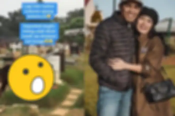 Kolase foto kambing di makam Glenn Fredly, Glenn Fredly-Mutia Ayu