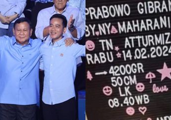 Lahir Bertepatan dengan Pemilu 2024, Bayi Laki-laki Ini Diberi Nama M Prabowo Gibran, Auto Bikin Penasaran: M nya Mahfud?