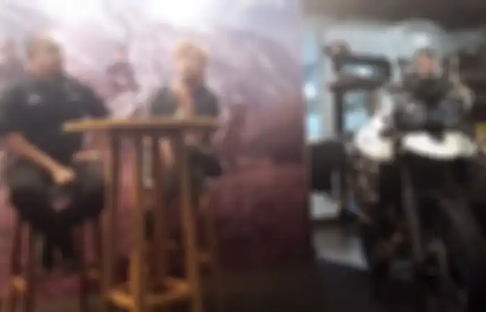 Michael sharing cerita keliling dunia dengan Triumph Tiger 800
