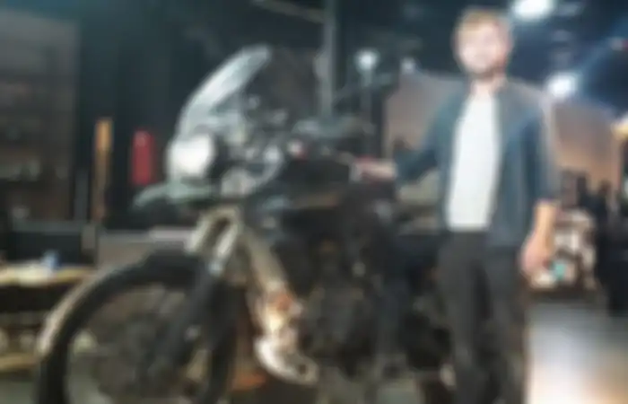 Michael P. Joy dengan Triumph Tiger 800 XC
