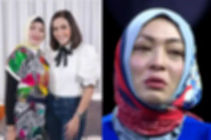 Kolase foto Angelina Sondakh dan Maia Estianty