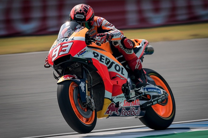 Marc Marquez tercepat hingga pukul 11.30 waktu setempat