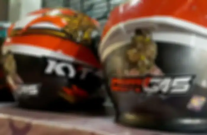 Helm KYT Dimas Ekky tidak dijual bebas