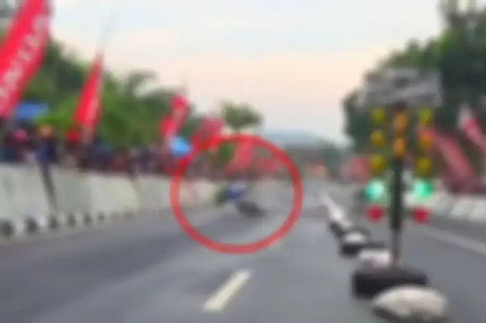 Terpelanting dari motor sesaat setelah start