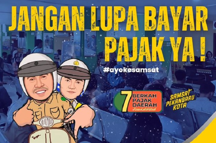 Lekas ke Samsat terdekat karena pemutihan pajak motor 2023 di Riau tinggal 7 hari lagi berakhir.
