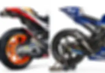 Kenapa Motor MotoGP Honda Pakai 2 Knalpot, Sedangkan Yamaha Cukup 1?