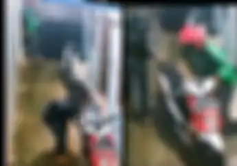 Bikin Geram, Video Dua Motor Matic Honda Disikat Maling Sekaligus, Pelaku Pakai Jaket Ojol