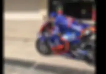 Ampun, Video Hafizh Syahrin Start Ala Pembalap Liar di MotoGP Amerika 2019