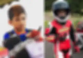 Mantap, Selain Motocross Rupanya Anak Dewa Road Race Ini Latihan Balap Aspal