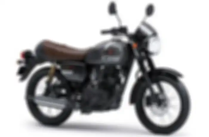 Warna abu-abu Metallic Flat Graystone Kawasaki W175 Cafe