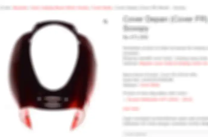 Harga cover bodi depan Honda Scoopy karburator