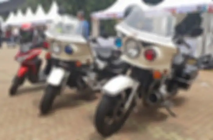 Kawasaki KZ1000P Police juga hadir di Touring Lintas Millennial 2019