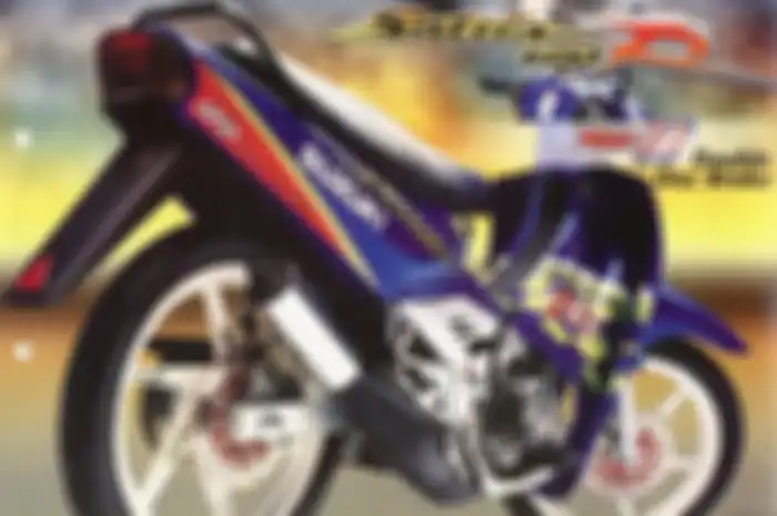 Suzuki Satria 120R dengan livery Movistar