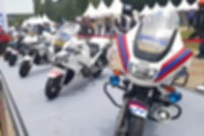 Motor polisi di Millennial Safety Riding