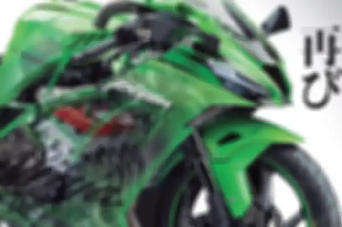 Renderan Young Machine Kawasaki Ninja 250R 4 Silinder