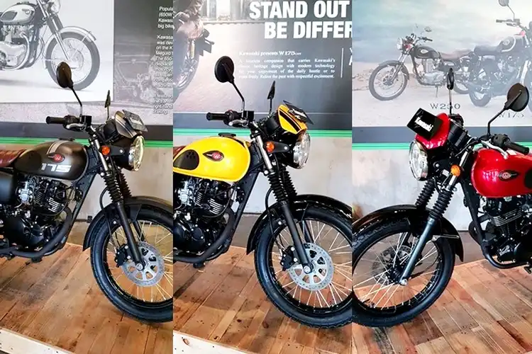 Pilihan Warna Motor Kawasaki W175 Cafe, Ada yang Mirip Transformer!