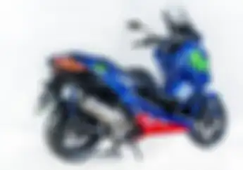 Ini Baru Fans Berat Valentino Rossi, Yamaha XMAX Pakai Livery Ala YZR-M1 di MotoGP