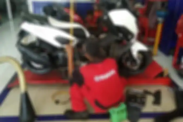 Ilustrasi servis Yamaha NMAX.