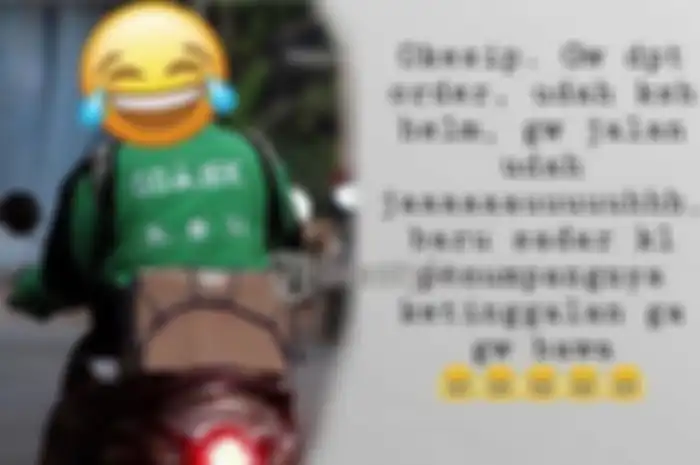 Ojol curhat ninggalin penumpangnya
