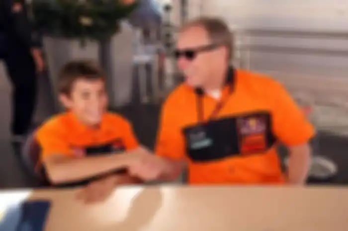 Marc Marquez bersama Harald Bartol