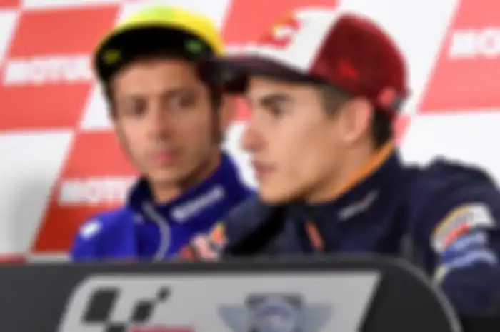 Valentino Rossi dan Marc Marquez